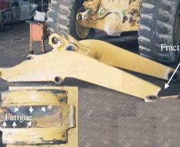 Longer arms of bulldozer – resulted in obvious cracks